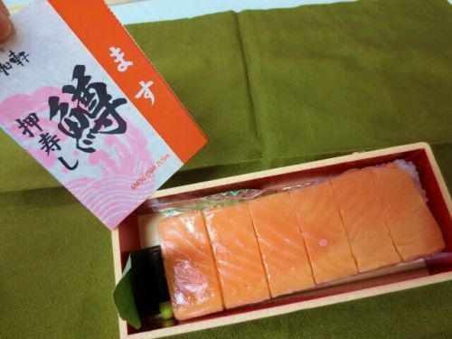 【駅弁】コンパクトサイズ!大船軒「鱒押寿し」小腹空いた時にぴったりの大きさ