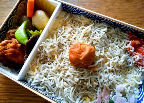 水戸駅しまだフーズ「釜揚げしらす弁当」@京阪百貨店駅弁大会2021