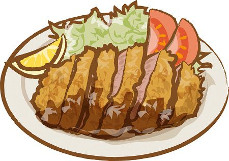 【画像】お前らこういうトンカツ食える???