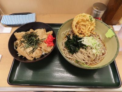 バラチャーシュー肉めし丼セット@箱根そば