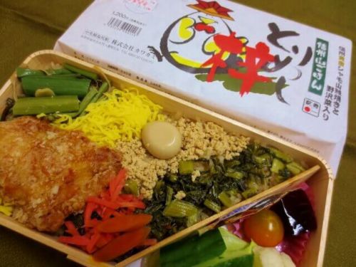 【塩尻駅弁】カワカミ「とりめし梓」野沢菜入り山賊焼弁当!2017年信州DCで誕生したぞ